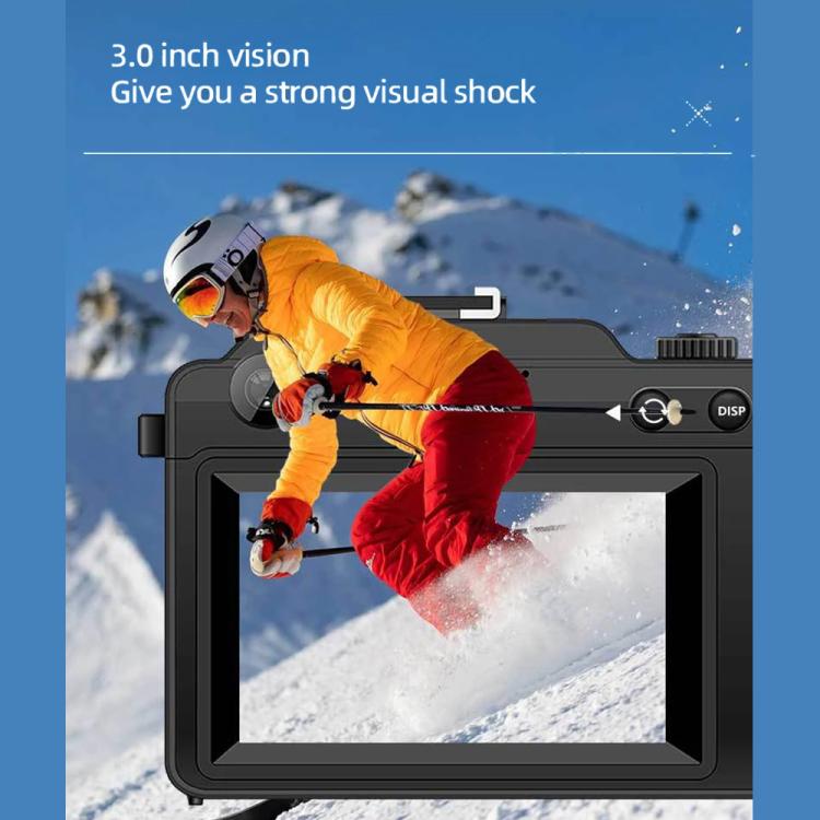 FSD-X9 3.0-Inch 4K HD 18X Zoom Selfie WIFI Electronic Image Stabilization Digital Camera(Black) - Children Cameras by buy2fix | Online Shopping UK | buy2fix