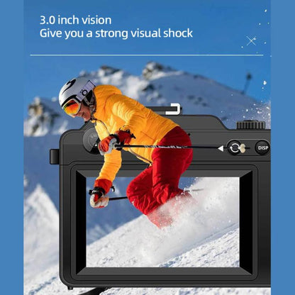 FSD-X9 3.0-Inch 4K HD 18X Zoom Selfie WIFI Electronic Image Stabilization Digital Camera(Black) - Children Cameras by buy2fix | Online Shopping UK | buy2fix