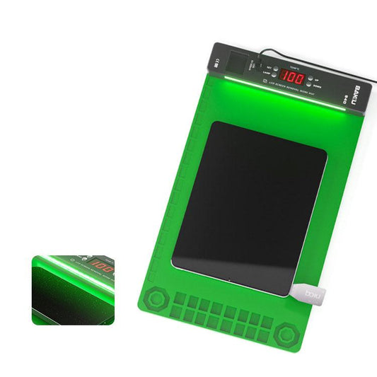 BAKU BA-940 16-inch LCD Screen Removal Work Mat With Heating System and Dust Lighting US Plug - Separation Equipment by BAKU | Online Shopping UK | buy2fix