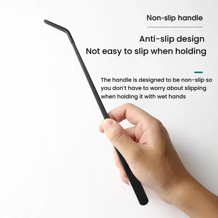 Pet Feeding Tweezers Reptile Pets Feeding Clip Aquascape Tool, Style: Black Tilt Head - Feeders by buy2fix | Online Shopping UK | buy2fix