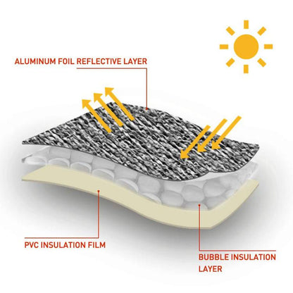 For Jeep Wrangler JL After 2018 汽车前挡风玻璃遮阳板(Black+Silver) - Window Foils & Solar Protection by buy2fix | Online Shopping UK | buy2fix