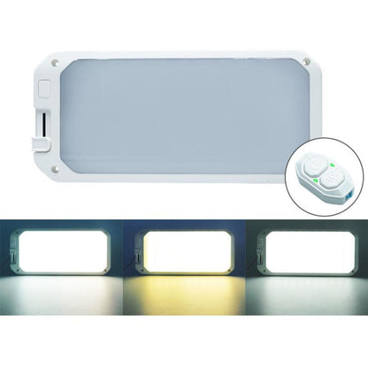 12-30V RV Light 198 LEDs 3-Color Temperature Dimmable Roof Light, Color: Yellow White Light With Remote - Dome Lights by buy2fix | Online Shopping UK | buy2fix