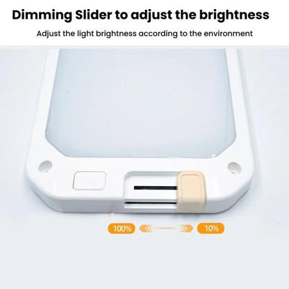 12-30V RV Light 198 LEDs 3-Color Temperature Dimmable Roof Light, Color: Yellow White Light With Remote - Dome Lights by buy2fix | Online Shopping UK | buy2fix