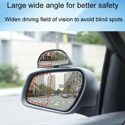 Trainer Car Rearview Mirror Plus Blind Spot Mirror Car Reversing Aid Car Small Round Mirror, Color: Black - Convex Mirror & Accessories by buy2fix | Online Shopping UK | buy2fix