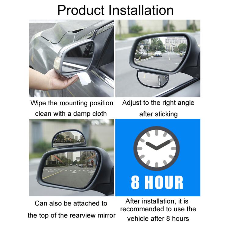Trainer Car Rearview Mirror Plus Blind Spot Mirror Car Reversing Aid Car Small Round Mirror, Color: Silver - Convex Mirror & Accessories by buy2fix | Online Shopping UK | buy2fix