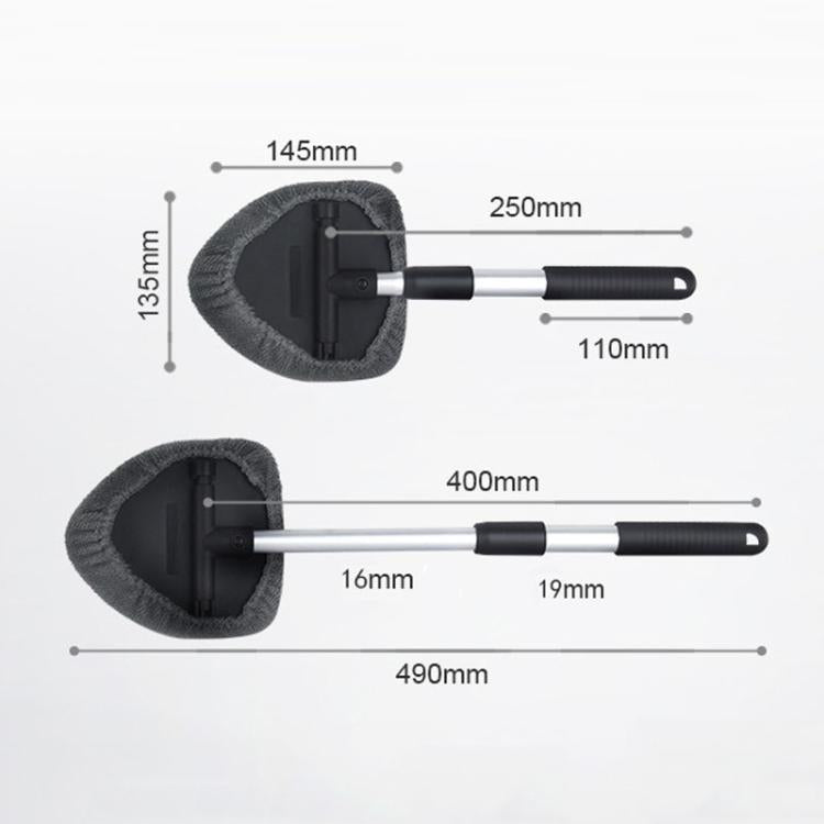 DM-130 Car Windshield Cleaning Wipe Aluminum Retractable Car Wash Window Brush - Car washing supplies by buy2fix | Online Shopping UK | buy2fix