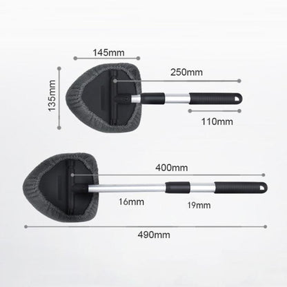 DM-130 Car Windshield Cleaning Wipe Aluminum Retractable Car Wash Window Brush - Car washing supplies by buy2fix | Online Shopping UK | buy2fix