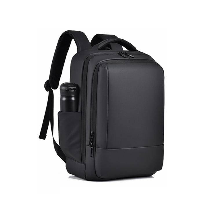 OUMANTU 2103 Large Capacity Multi-Compartment Waterproof Laptop Backpack With USB Port(Black) - Backpack by OUMANTU | Online Shopping UK | buy2fix