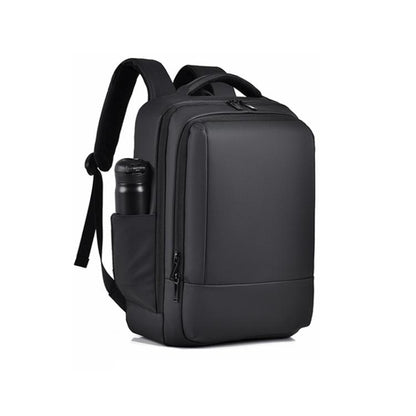 OUMANTU 2103 Large Capacity Multi-Compartment Waterproof Laptop Backpack With USB Port(Black) - Backpack by OUMANTU | Online Shopping UK | buy2fix