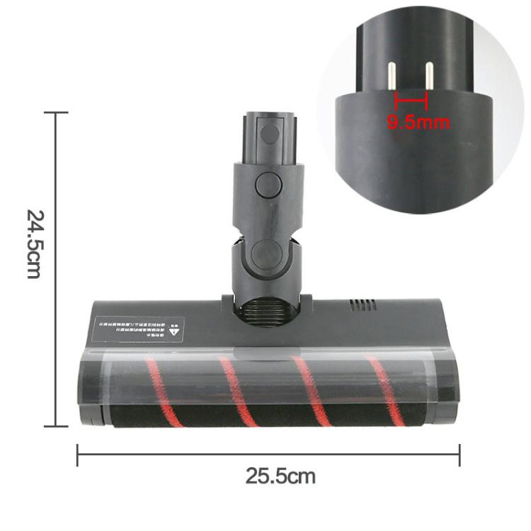 Soft Velvet Suction Head For Dreame V9 / V10 / V11 / V12 / V16 / T10 / T20 / T30 Vacuum Cleaner(Black) - For Xiaomi Accessories by buy2fix | Online Shopping UK | buy2fix