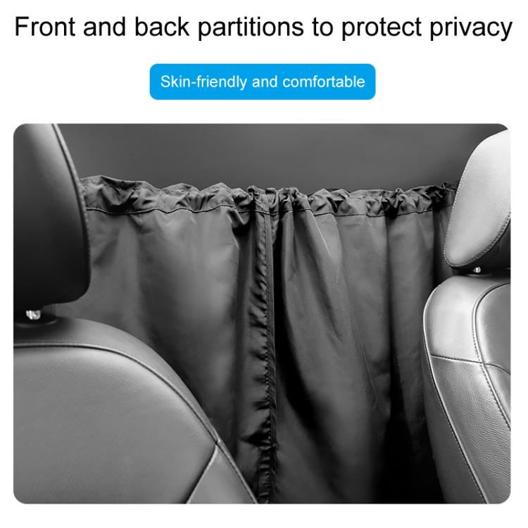 5pcs / Set Car Rear Side Blackout Sunshade Curtains Automobile Privacy Sunshade(Black) - Window Foils & Solar Protection by buy2fix | Online Shopping UK | buy2fix