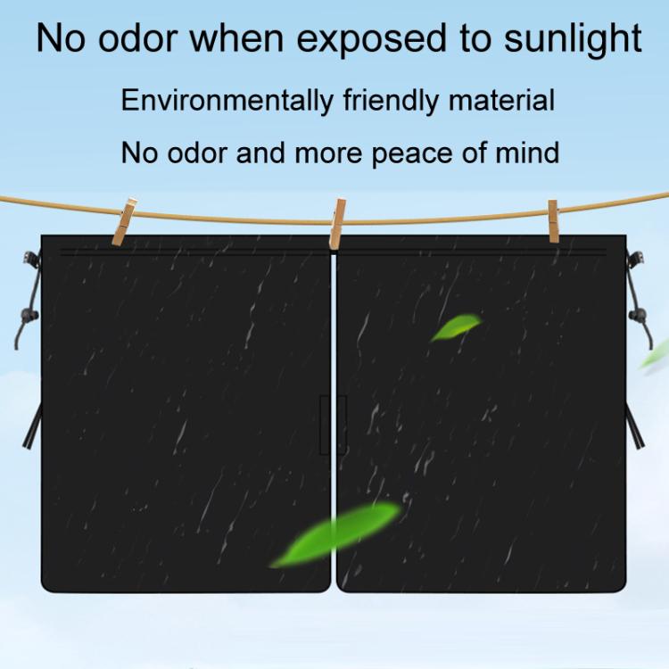 5pcs / Set Car Rear Side Blackout Sunshade Curtains Automobile Privacy Sunshade(Black) - Window Foils & Solar Protection by buy2fix | Online Shopping UK | buy2fix