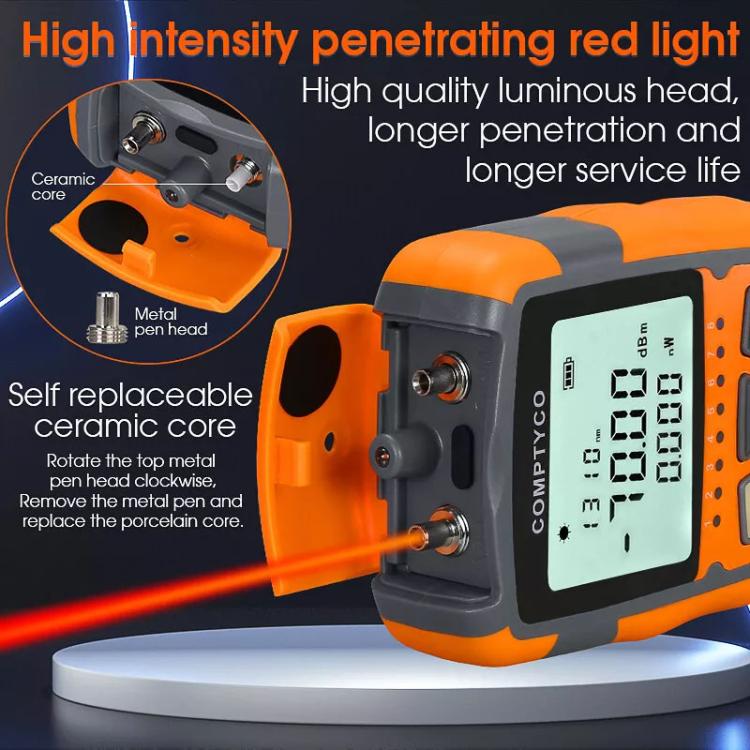 4 In 1 Mini Optical Power Meter Red Light Integrated Machine Portable Power Test Equipment, Model: M70 15mw - Fiber Optic Test Pen by buy2fix | Online Shopping UK | buy2fix