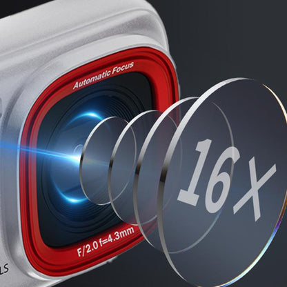 72 MP HD Digital Camera 2.4 Inch MP3 Listening Photo Video 16x Zoom DV(Rose Red) - Video Cameras by buy2fix | Online Shopping UK | buy2fix