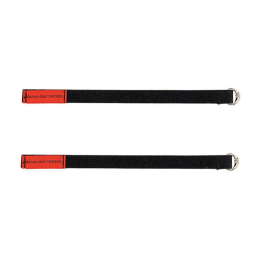 1pair For Tesla New Model 3 / Y Door Emergency Safety Pull Cord(Black) - Auto Fastener & Clips by buy2fix | Online Shopping UK | buy2fix