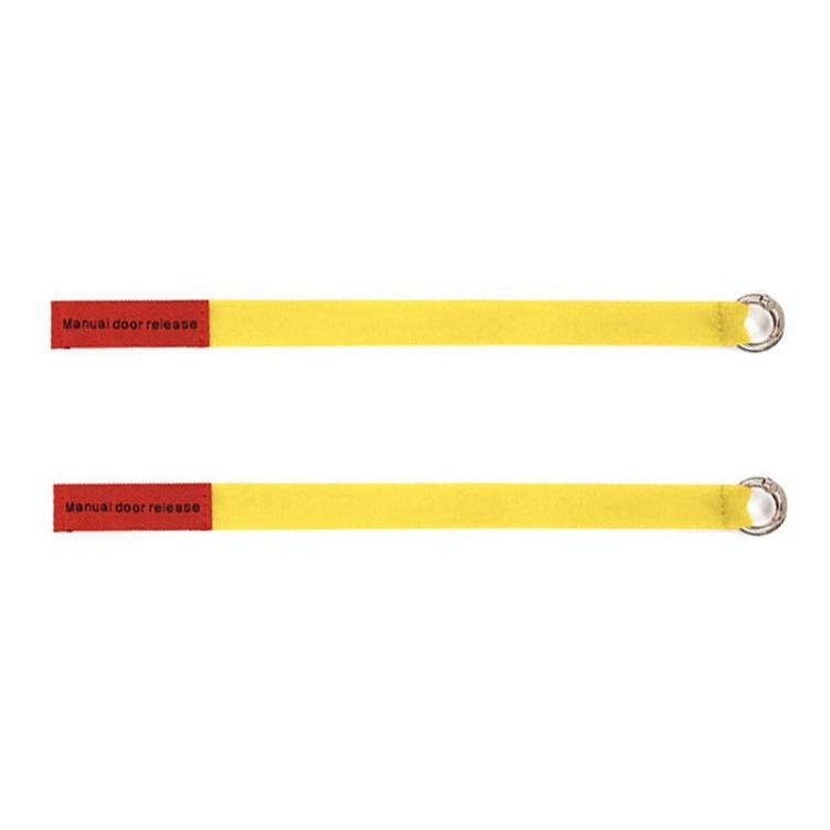 1pair For Tesla New Model 3 / Y Door Emergency Safety Pull Cord(Yellow) - Auto Fastener & Clips by buy2fix | Online Shopping UK | buy2fix
