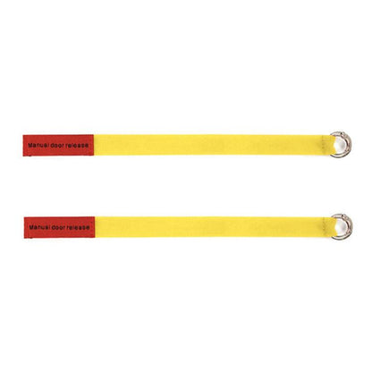 1pair For Tesla New Model 3 / Y Door Emergency Safety Pull Cord(Yellow) - Auto Fastener & Clips by buy2fix | Online Shopping UK | buy2fix