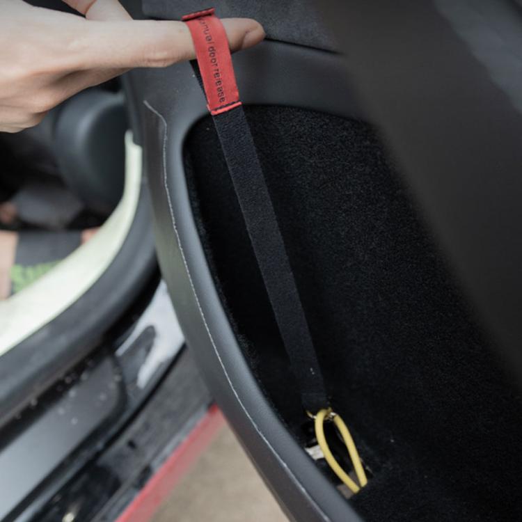 1pair For Tesla New Model 3 / Y Door Emergency Safety Pull Cord(Yellow) - Auto Fastener & Clips by buy2fix | Online Shopping UK | buy2fix