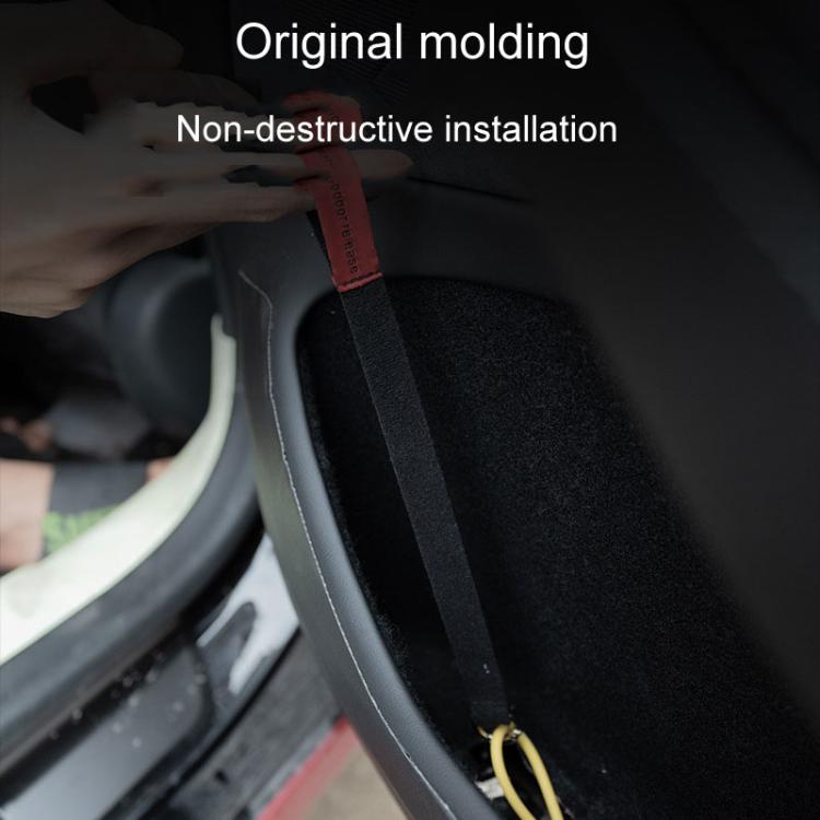 1pair For Tesla New Model 3 / Y Door Emergency Safety Pull Cord(Yellow) - Auto Fastener & Clips by buy2fix | Online Shopping UK | buy2fix