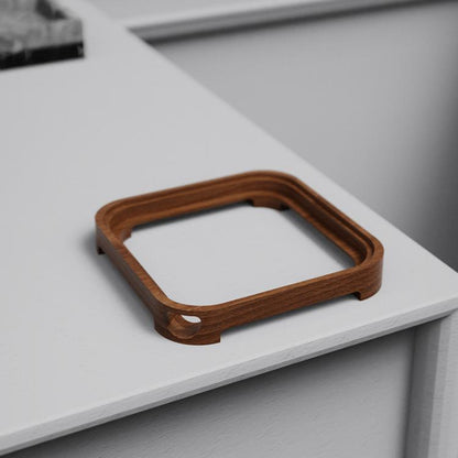 For MAC Mini M4 Wooden Desktop Host Bracket Base Heat Dissipation Rack, Spec: Walnut - MINI PC Accessories & Gadgets by buy2fix | Online Shopping UK | buy2fix