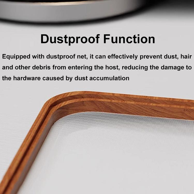 For MAC Mini M4 Wooden Desktop Host Bracket Base Heat Dissipation Rack, Spec: Beech - MINI PC Accessories & Gadgets by buy2fix | Online Shopping UK | buy2fix