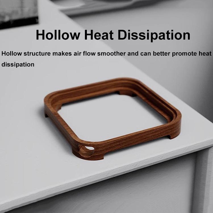 For MAC Mini M4 Wooden Desktop Host Bracket Base Heat Dissipation Rack, Spec: Beech - MINI PC Accessories & Gadgets by buy2fix | Online Shopping UK | buy2fix