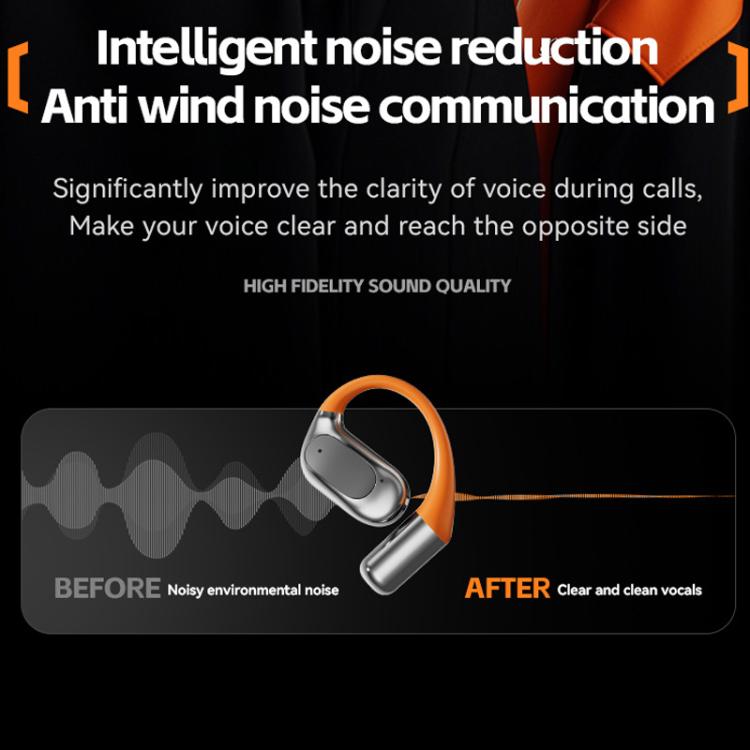 M113 AI Translation Bluetooth Headset Ear-hook Real Time Translation Earbuds 144 Voice Translator(Black) -  by buy2fix | Online Shopping UK | buy2fix