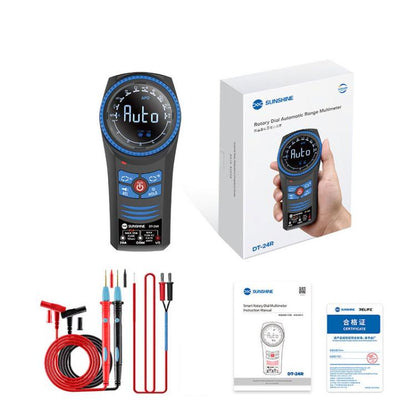 SUNSHINE DT-24R Rotary Auto Ranging Multimeter Voltage Resistance Measurement Buzzer - Digital Multimeter by SUNSHINE | Online Shopping UK | buy2fix
