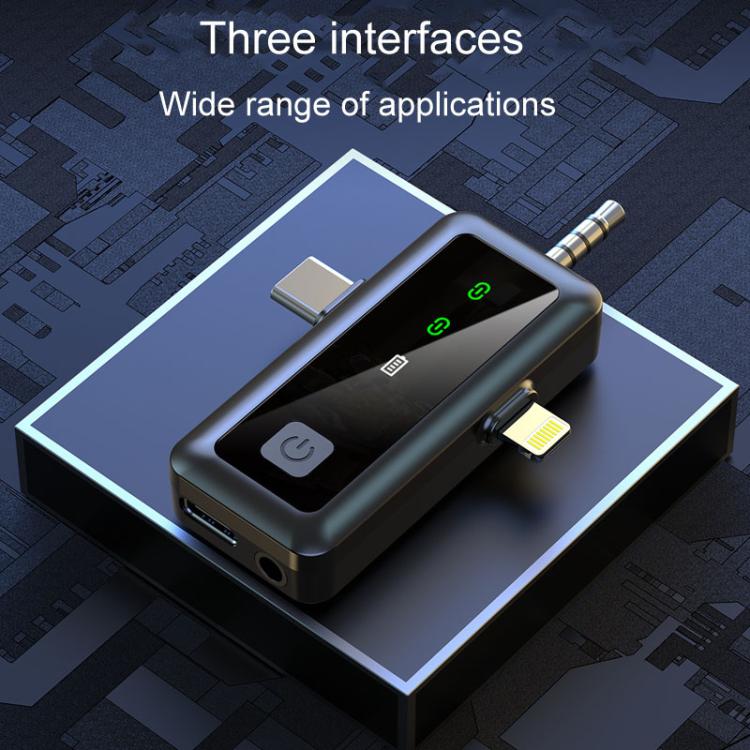 H65 3 In 1 Lavalier Wireless Microphone Outdoor Broadcast Noise Canceling Sports Camera Microphone, Style: Dual Mic - Microphone by buy2fix | Online Shopping UK | buy2fix