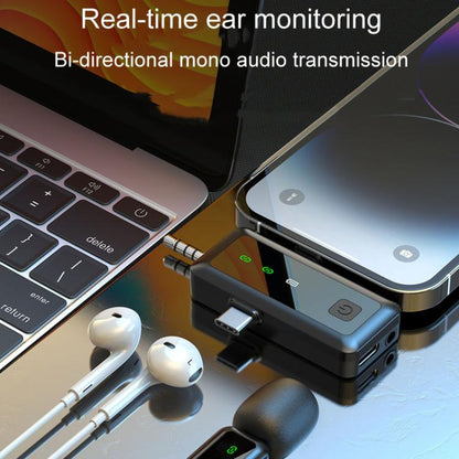 H65 3 In 1 Lavalier Wireless Microphone Outdoor Broadcast Noise Canceling Sports Camera Microphone, Style: Single Mic - Microphone by buy2fix | Online Shopping UK | buy2fix