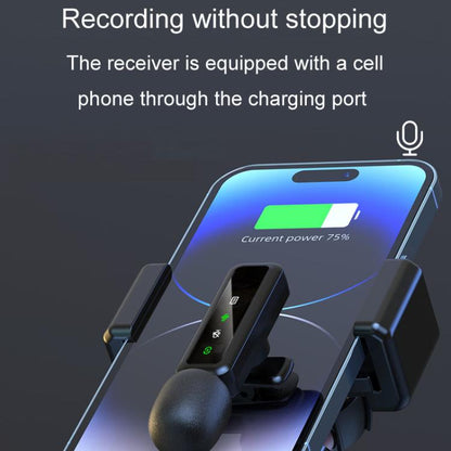 H65 3 In 1 Lavalier Wireless Microphone Outdoor Broadcast Noise Canceling Sports Camera Microphone, Style: Single Mic - Microphone by buy2fix | Online Shopping UK | buy2fix