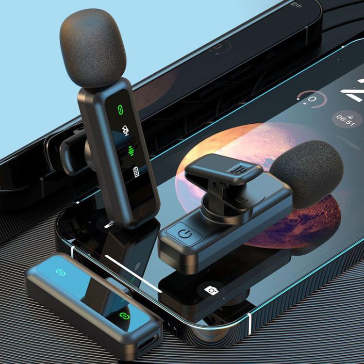 H63 Wireless Lavalier Microphone Live Shooting Audio Noise Canceling Device, Style: Single Mic(8 Pin) - Microphone by buy2fix | Online Shopping UK | buy2fix