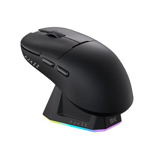 Ajazz AJ159 APEX Gaming Mouse PAW3395 Wireless Tri-Mode Lightweight With Charging Dock Mouse(Black) - Wireless Mice by Ajazz | Online Shopping UK | buy2fix