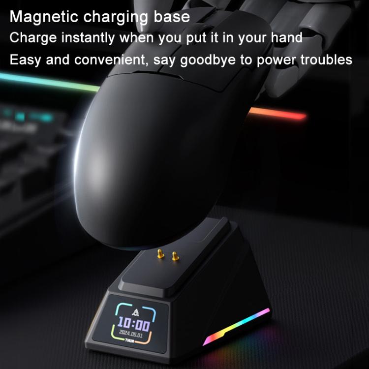 Ajazz AJ159 APEX Gaming Mouse PAW3395 Wireless Tri-Mode Lightweight With Charging Dock Mouse(Black) - Wireless Mice by Ajazz | Online Shopping UK | buy2fix