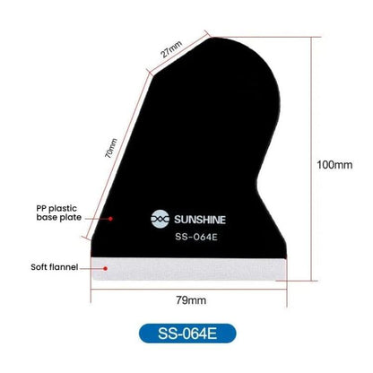 SUNSHINE SS-064E Mobile Phone Tablet PCs Protective Film Scraper Hydrogel Film Screen Scraper Card - Crowbar by SUNSHINE | Online Shopping UK | buy2fix