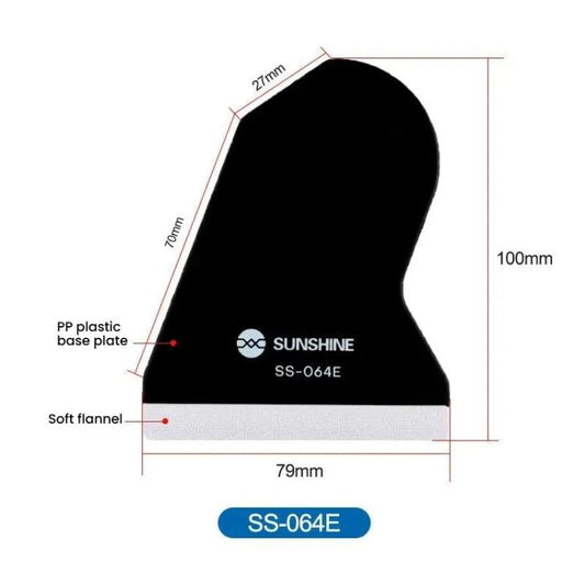 SUNSHINE SS-064E Mobile Phone Tablet PCs Protective Film Scraper Hydrogel Film Screen Scraper Card - Crowbar by SUNSHINE | Online Shopping UK | buy2fix