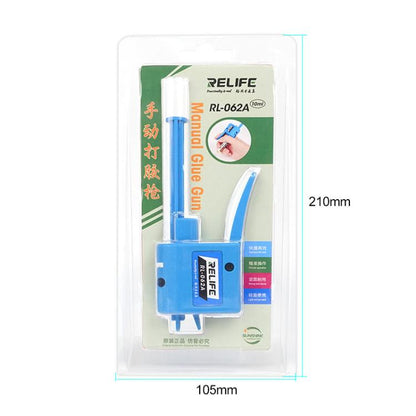 RELIFE RL-062A 10CC Manual Glue Tapper Cell Phone Repair Motherboard Soldering Oil Syringe Booster Tin Paste Syringe Pusher - Repair Glue Series by RELIFE | Online Shopping UK | buy2fix
