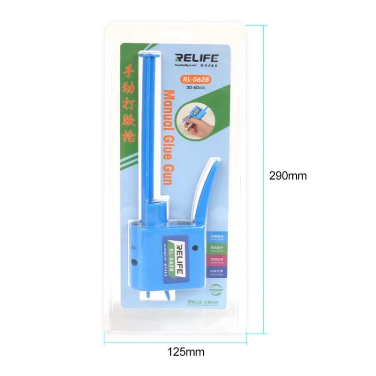 RELIFE RL-062B 30CC Manual Glue Tapper Cell Phone Repair Motherboard Soldering Oil Syringe Booster Tin Paste Syringe Pusher - Repair Glue Series by RELIFE | Online Shopping UK | buy2fix