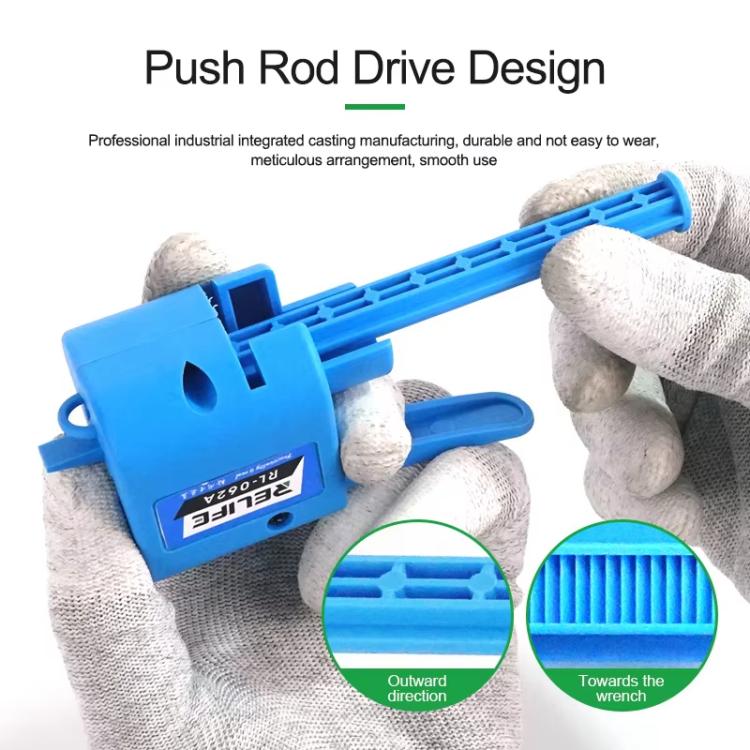 RELIFE RL-062D 5-10CC Manual Glue Tapper Cell Phone Repair Motherboard Soldering Oil Syringe Booster Tin Paste Syringe Pusher - Repair Glue Series by RELIFE | Online Shopping UK | buy2fix