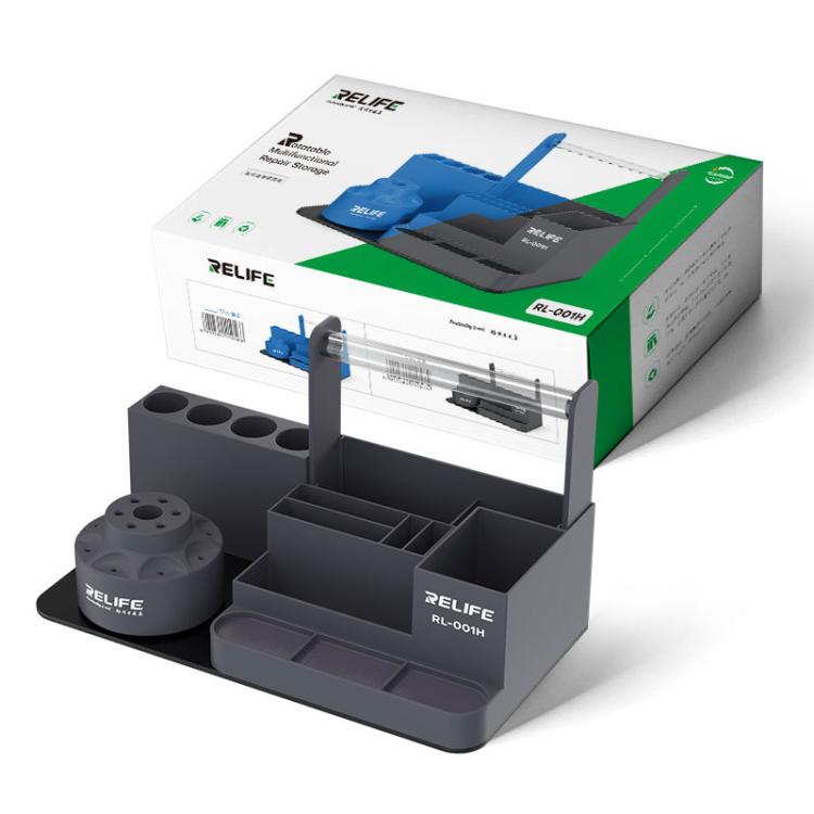 RELIFE RL-001H Rotary Organizer Cell Phone Repair Tool Parts Screwdriver Storage Rack(Blue) - Tool Boxes & Bags by RELIFE | Online Shopping UK | buy2fix