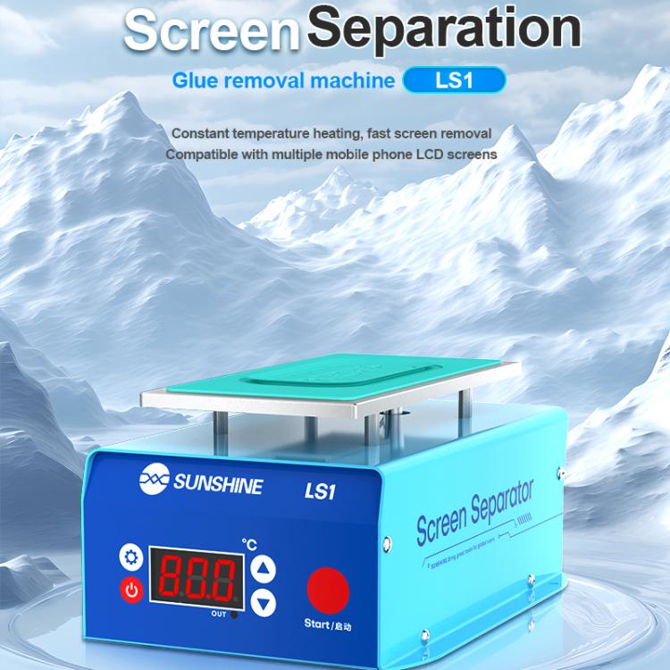 SUNSHINE LS1 Mobile Phone LCD Screen Repair Heated Separator Curved Straight Screen Frame Removal Machine - Separation Equipment by SUNSHINE | Online Shopping UK | buy2fix
