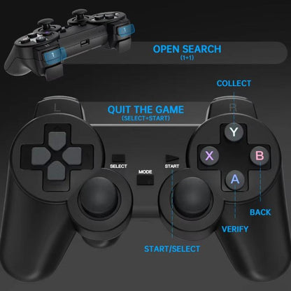 HY320 Game Projector Android 11 System With Wireless Gaming Controller 720P Home Theater(UK Plug) - Mini Projector by buy2fix | Online Shopping UK | buy2fix