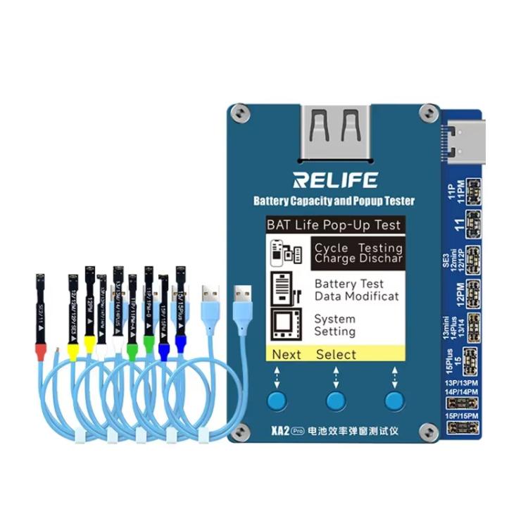RELIFE XA2 Pro Battery Health Rate Tester No External Cable Battery Efficiency Popup Tester - Test Tools by RELIFE | Online Shopping UK | buy2fix