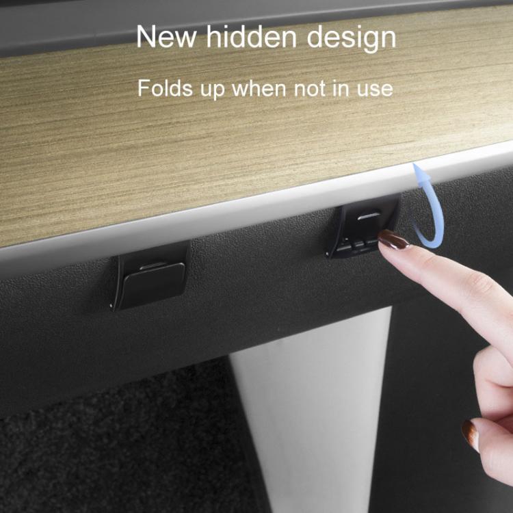 For Tesla New Model 3 / Y Car Passenger Glove Box Hidden Hook(Black) - Auto Fastener & Clips by buy2fix | Online Shopping UK | buy2fix