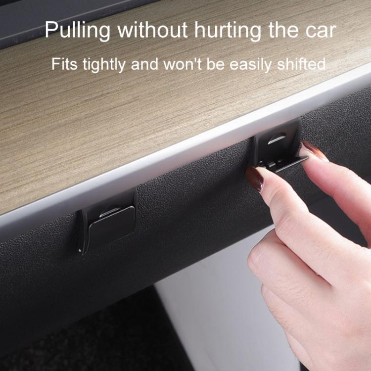 For Tesla New Model 3 / Y Car Passenger Glove Box Hidden Hook(Black) - Auto Fastener & Clips by buy2fix | Online Shopping UK | buy2fix