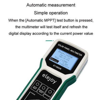 Elejoy 1800W MPPT Solar Photovoltaic Panel Multimeter(EY1800W) - Digital Multimeter by elejoy | Online Shopping UK | buy2fix