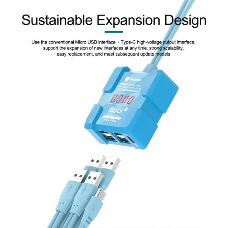 SUNSHINE iBoot C For Android 8V High Voltage Power Supply Test Boot Line Cell Phone Repair Tool Battery Cable HW Boot Cable - Test Tools by SUNSHINE | Online Shopping UK | buy2fix