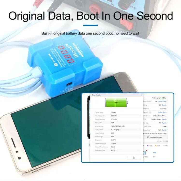 SUNSHINE iBoot C For Android 8V High Voltage Power Supply Test Boot Line Cell Phone Repair Tool Battery Cable HW Boot Cable - Test Tools by SUNSHINE | Online Shopping UK | buy2fix