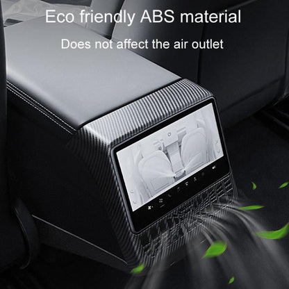 For Tesla New Model 3 / Y Car Rear Air Conditioning Vent Protection Frame, Style: Matte Carbon Pattern - Car Interior Mouldings by buy2fix | Online Shopping UK | buy2fix
