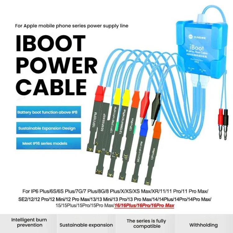 SUNSHINE iBoot A For iPhone Battery Power Supply Test Boot Cable Cell Phone Repair Boot Control Line - Test Tools by SUNSHINE | Online Shopping UK | buy2fix